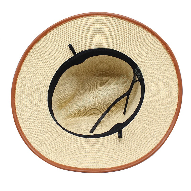 Новая натуральная панама с соломенной шляпой мягкой формы летние женщины/мужчины с широкой кратой пляж солнце