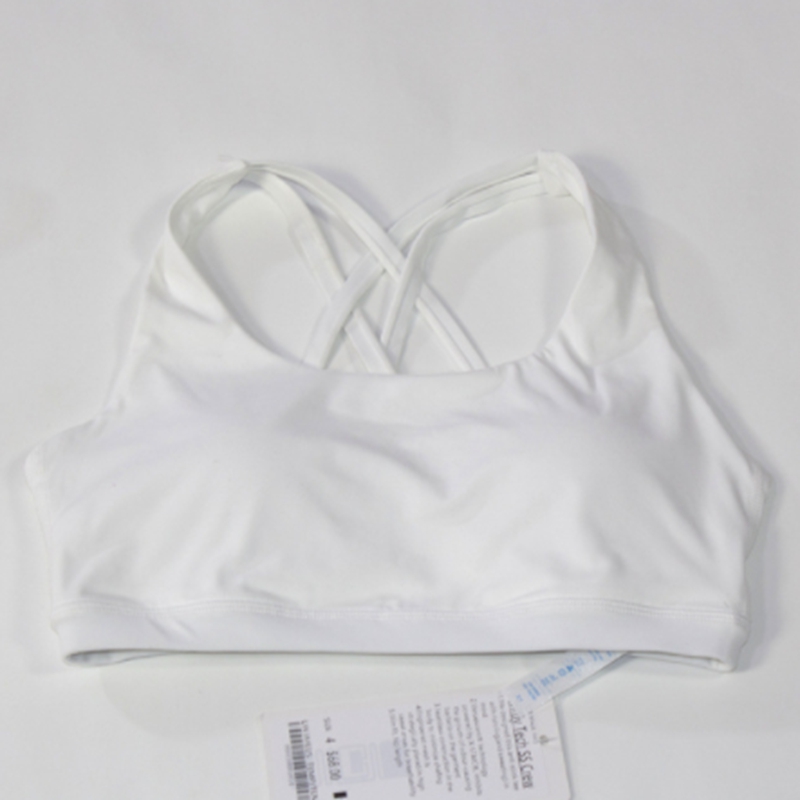 New LL Summer Energy Bra Nude Tight Sports Lulu 브래지어 여성 피트니스 뷰티 백 속옷 조끼 조깅 Lu Lulemon Bra Sports Bra