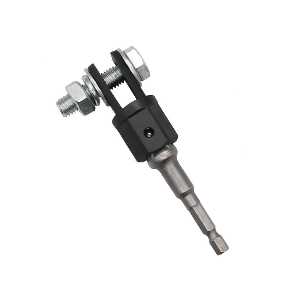 New 1/2 Inch Scissor Jacks Adaptor Drive Impact Wrench Adapter Tool Jack Shear Chrome Vanadium Steel Adapter Steel Ball Joint Rod