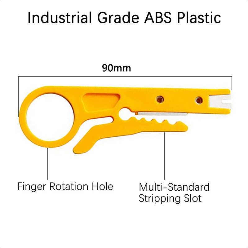 Novo Mini Bolso Portátil Descascador de Fio Faca Crimper Alicate Ferramenta de Crimpagem Cabo Decapador Cortador de Fio Peças da Ferramenta Crimpatrice