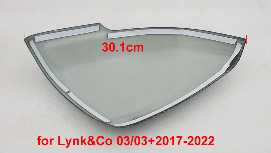 1 par för LynkCo 01 02 03/03+ 05 Bil Ytterbackspeglar Kåpa Sidobackspegel Shell Housin Kolfiber