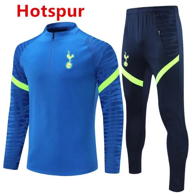 2023 24 Spurs Tracksuit Set Training Suit Tottenham Men Kids Kit Long Sleeve Kane Tracksuit Football Jacket Chandal Futbol Sursetement 666