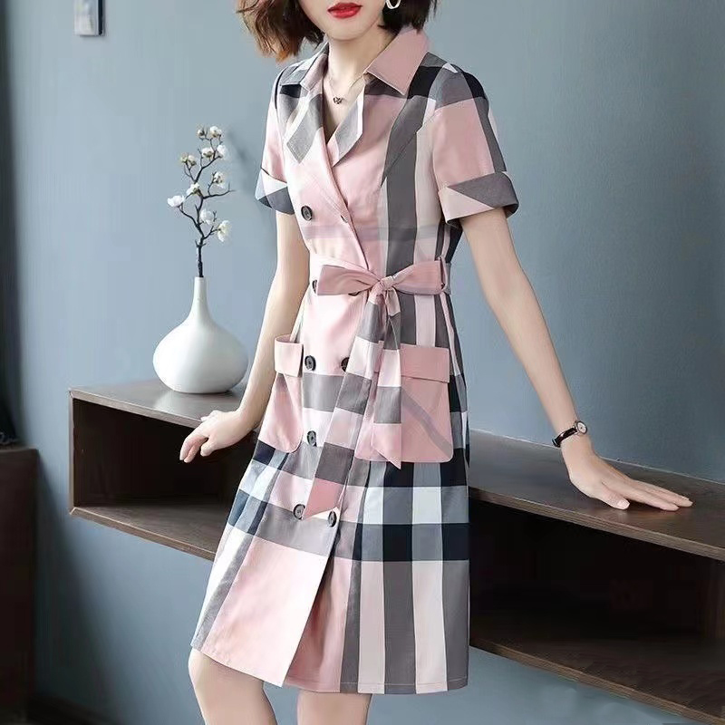 Vestido feminino de grife de luxo, vestido fashion com estampa de letras, ajuste fino, minissaia de secagem rápida, roupa feminina americana casual S-3XL