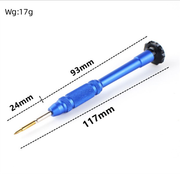 Wysokiej jakości nowy nabytek śrubokręt S2 stal 2.5 środkowa płyta/1.5 Phillips/0.8 Pentalobe/0.6Y Triwing dla iPhone dedykowany 100 sztuk/partia JL1519