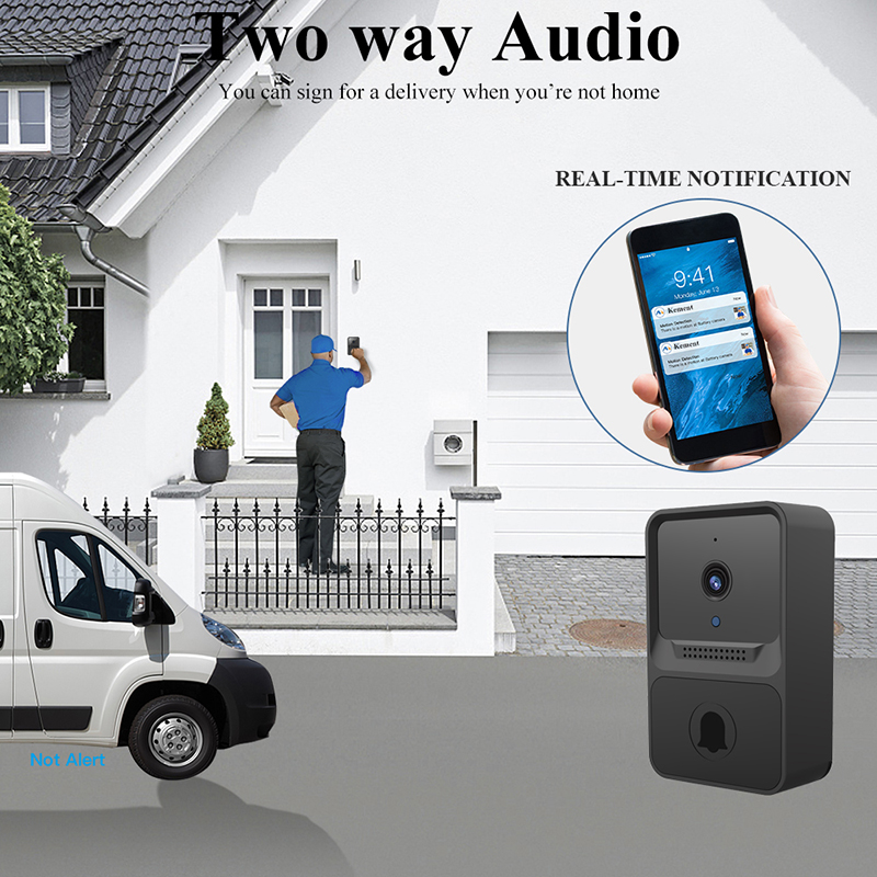 Z20 Smart Doorbell Camera Wifi Wireless Call Intercom Video-Eye Remote Control for Apartments Door Bell Ring Home Security Cameras