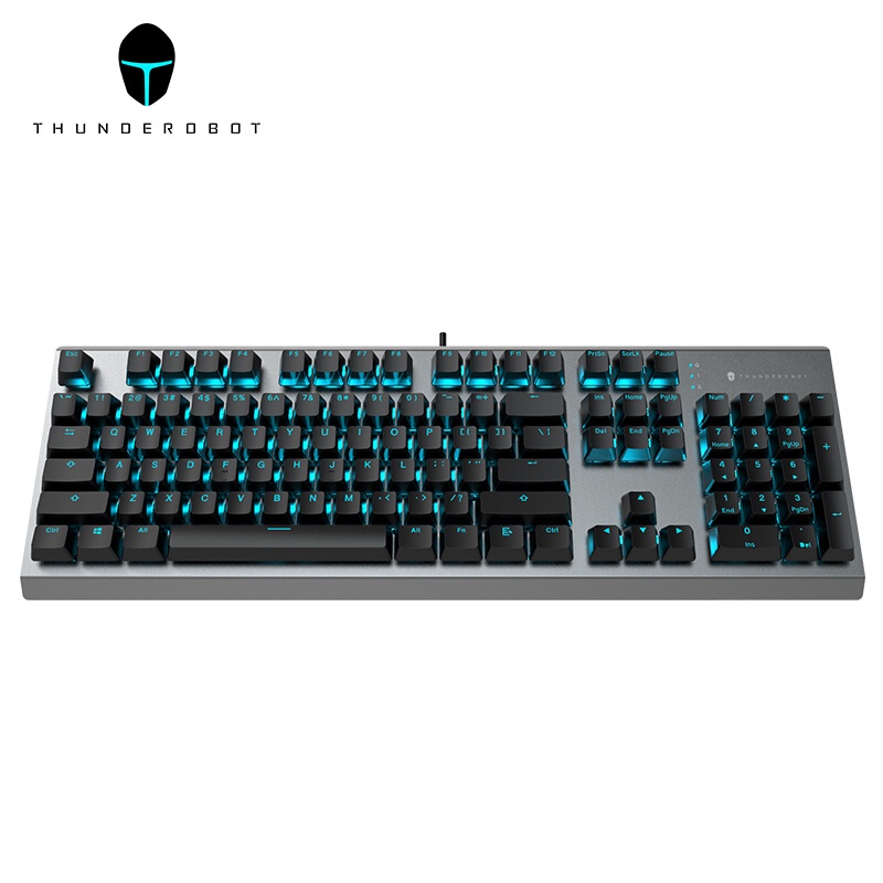 Thunderobot KG5104 Cherry MX Teclado Mecânico para Jogos, N-key Rollover, 10 Modos de Ajuste de Efeito de Luz - Versão Clássica LED Lights para jogos teclado ione mouse