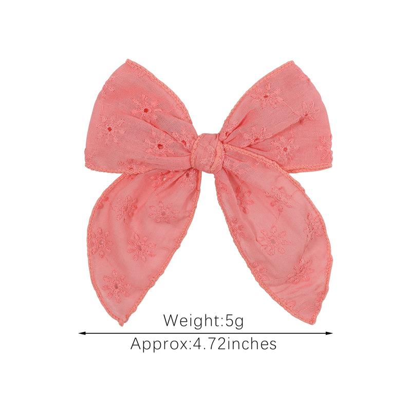 New Baby Girls Bow Hair Clip Butterfly Knot Hairpin Barrettes Duckbill Clip Kids Headwear Accessori capelli