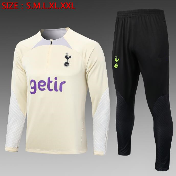 2023 24 Spurs Tracksuit Set Training Suit Tottenham Men Kids Kit Long Sleeve Kane Tracksuit Football Jacket Chandal Futbol Sursetement 666