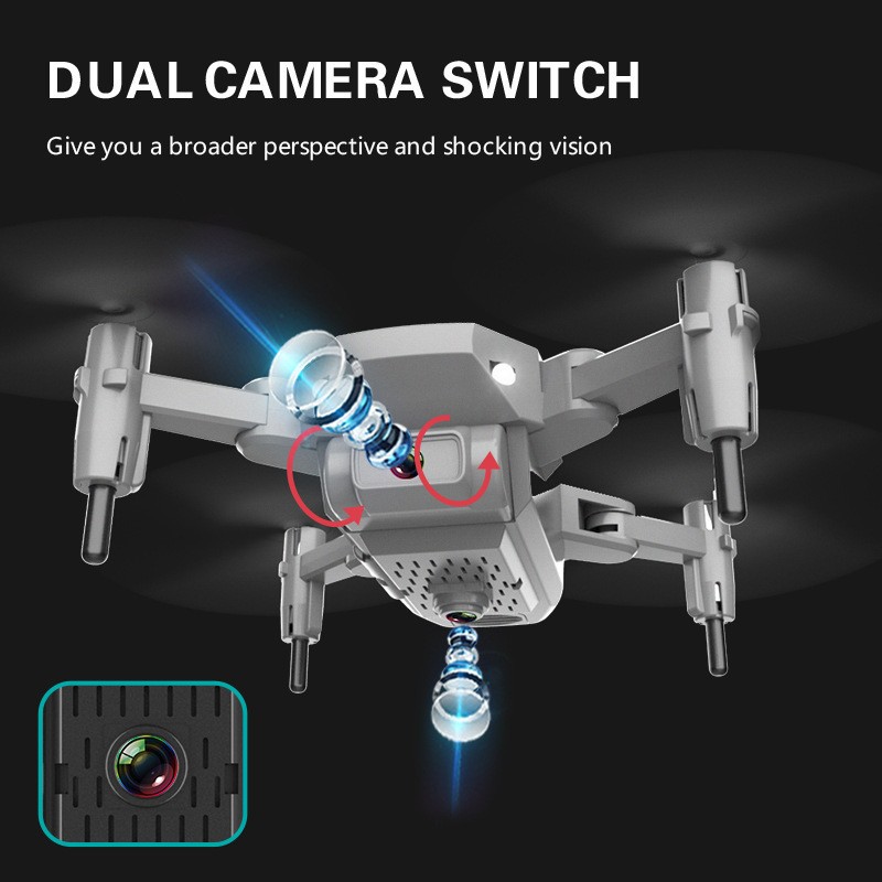 Gevouwen 360 Drone Met 4K Camera Top66 Hd Groothoek Professionele Lange Afstand Bereik Video 2Mp Wifi Fpv 3D Vr gps Mini Drones Hoogte Houden Droni Rc Quadcopter Geschenk Speelgoed