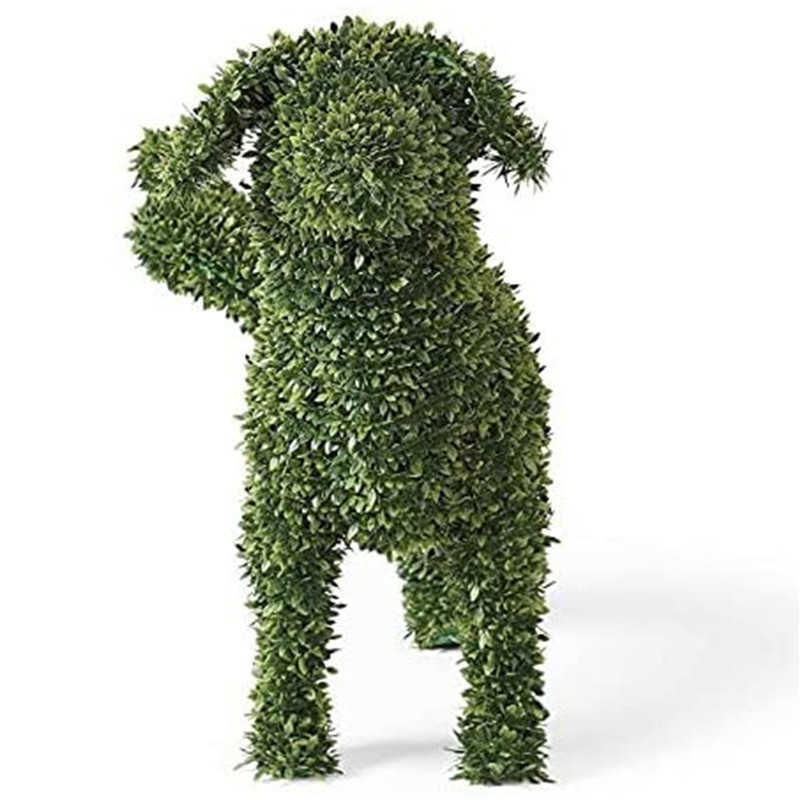 Décoratif Pipi Chien Topiaire Flocage Chien Sculptures Statue Sans Jamais Un Doigt Pour Tailler Ou Eau Décoratif Pet Garden Decor L230620