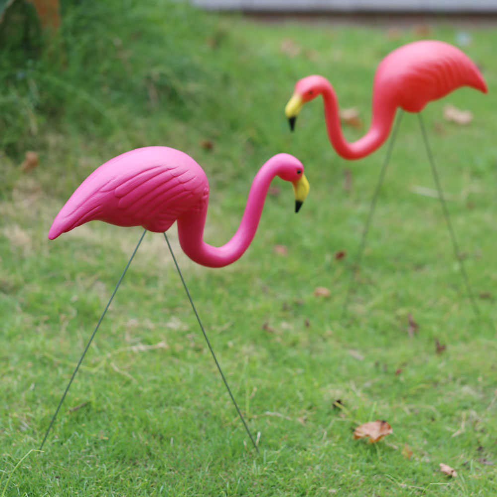 2 Stil Realistisk Flamingo Modell Konstgjord Plast Flamingo Utomhus Trädgård Dekoration Bröllop Villa Trädgård Dekor Prydnad Varm L230620