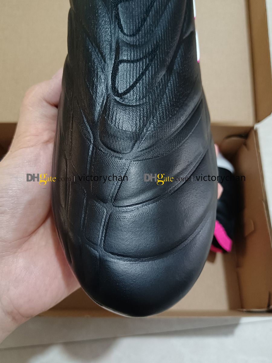 حقيبة الهدايا جودة أحذية كرة القدم كوبا نقية FG Laceless Soccer Cleats Mens Ground Limited Edition Leather Outdize Training Football Shoes Botas de Futbol US 6.5-11