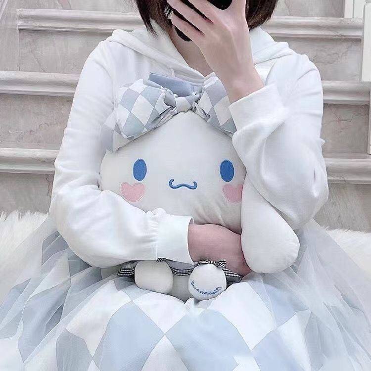 New Cinnamoroll Backpack Billboard Balloon Big Ear Dog Shoulder One Shoulder Bag Plush Doll Bag