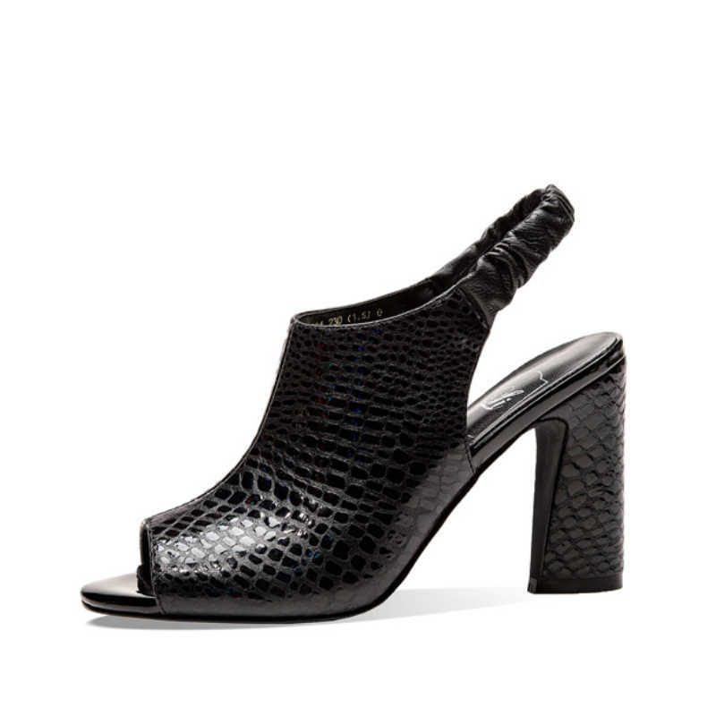 サンダルの女性の 2022 夏の新分厚いハイヒールプラットフォームヘビ Sandalias デ Mujer ファッションオープントゥ魚の口の女性の靴 L230704