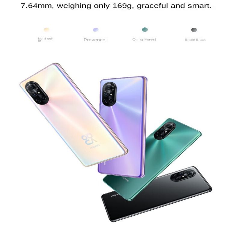 huawei nova 8 smartphone 5G 6.57 inch 64MP+32MP camera 128GB ROM 8GB RAM mobile phones NFC 66W charging original cell phone