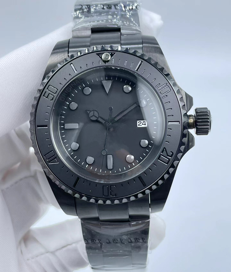 Geheel zwart topkwaliteit luxe herenhorloge SEA-DWELLER keramische bezel 44 mm roestvrij staal 116660BKSO automatisch zwart Cameron Diver Wr275U