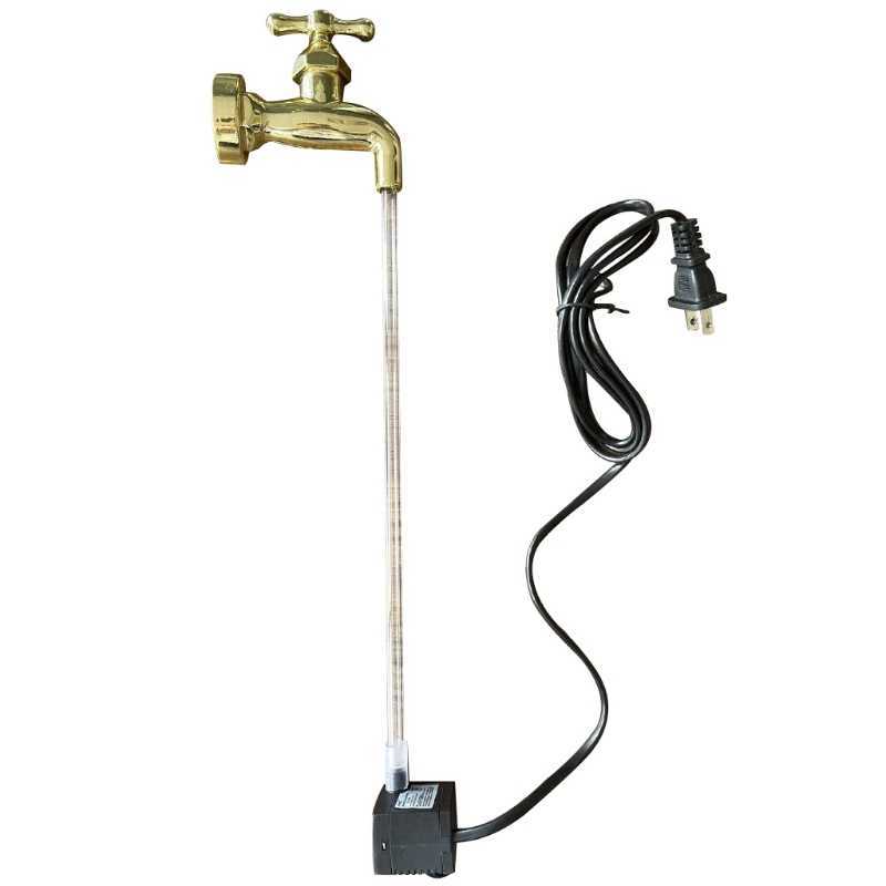 Bico de água corrente invisível Regador Flutuante Fonte Fonte Faça Você Mesmo Decoração L230620