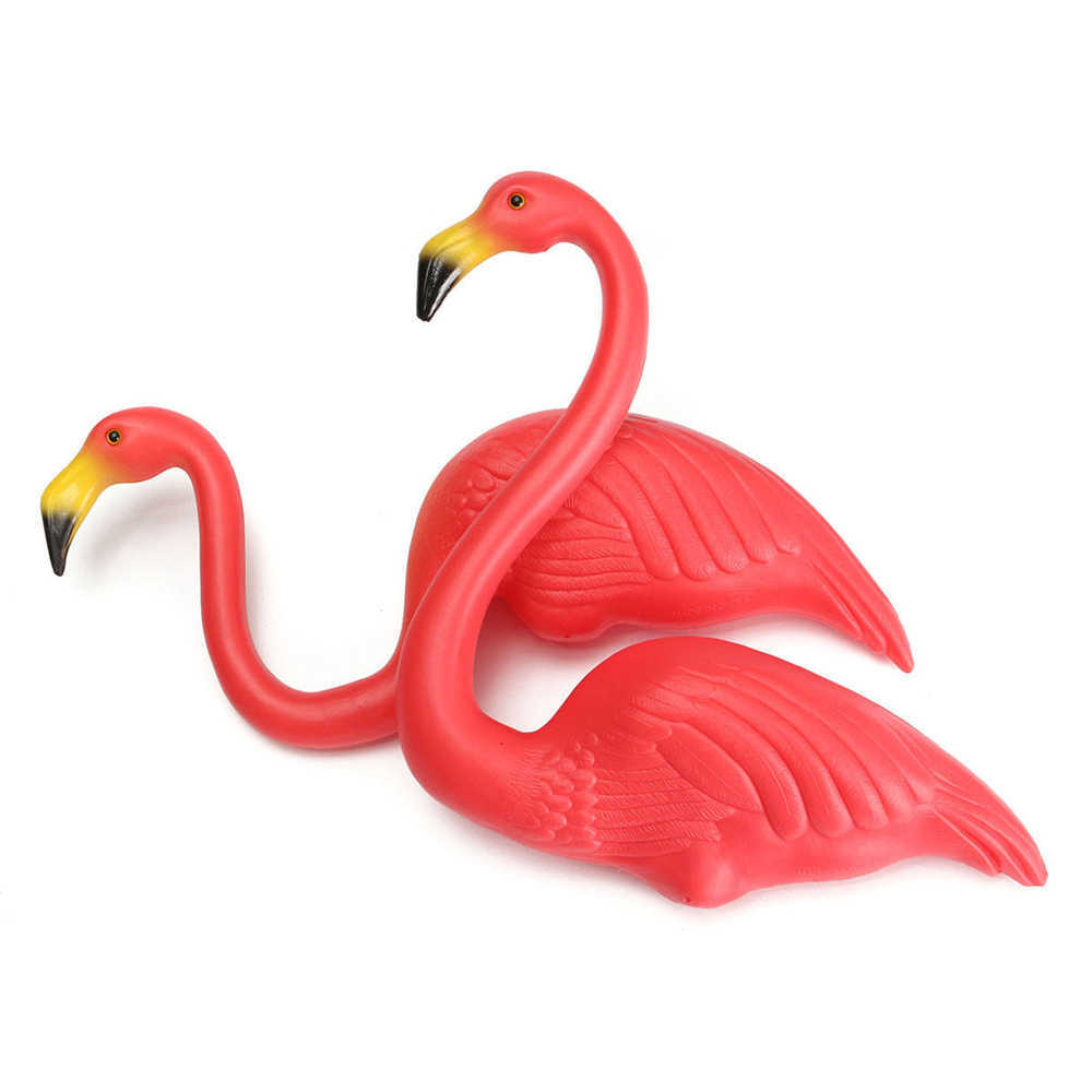 Strona główna Yard Garden Trawnik Art Ozdoby Dekoracje Plastikowe Różowe Flamingi Statua L230620