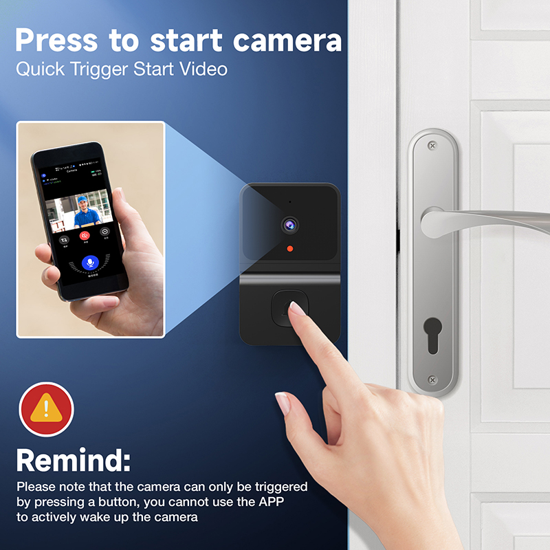 Z30 إلكترونية لاسلكية الباب واي فاي الفيديو الذكي Doorbell الرقمية المرئية الداخلية wifi door bell camera home camera