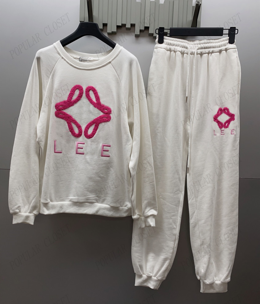 Survêtements pour femmes Designer Ladies Sportswear Sweat à capuche Set Mode Casual Sweat Suit Survêtement extérieur Othes manches longues nts avec lettre moelleuse S-XL H28G