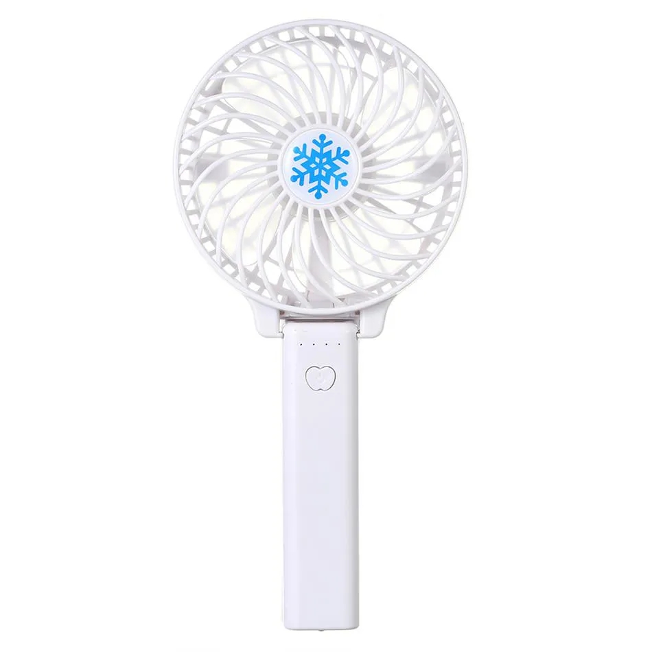 3 Gadgets Draagbare Oplaadbare USB Opladen Cool Verwijderbare Roterende Handheld Mini Outdoor Fans Zak Opvouwbare Fan Party Favor