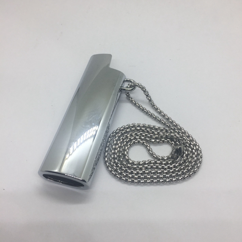 Smoking Colorful Metal Alloy Lighter J3 Lighter Case Casing Shell Protection Sleeve Portable Necklace Innovative Sheath Herb Tobacco Cigarette Holder Pendant DHL