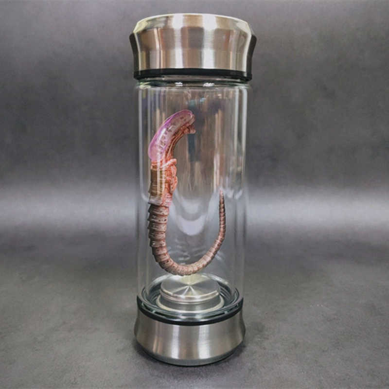 Alien Jar Xenomorph Prov FaceHugger Embryo Glass Jar Movie Prop Replica L230711