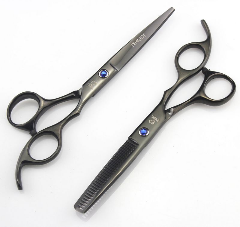 Brand JOEWELL 5.5 Inch/6.0 Inch 4 Colros Hair Scissors Cutting / Thinning Scissors Blue/Balck /Rainbow/Gold Cutter Hair Salon Supplies