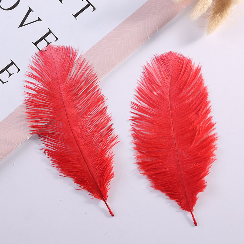 Party Decoration 7-8 Inch Ostrich Feather Plume White Pink Bury Table Centerpieces Celebrity Wall Decor