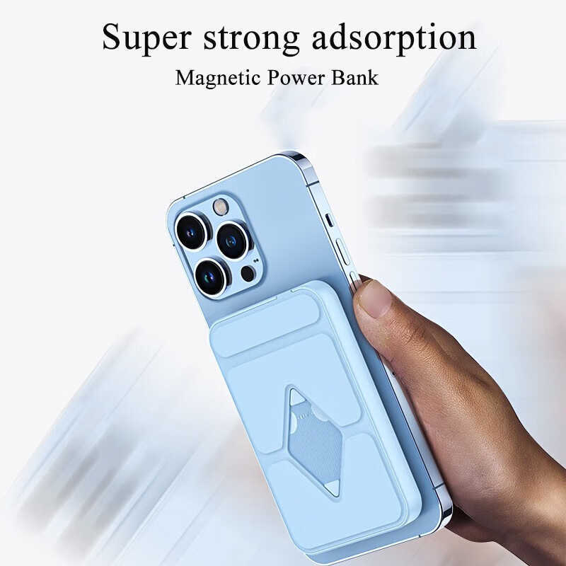 10000 Mah Magnetische Draadloze Oplader Power Bank Voor Iphone 13 12 Pd 20W Snel Opladen Draagbare Oplader Powerbank voor Xiaomi Samsung L230712