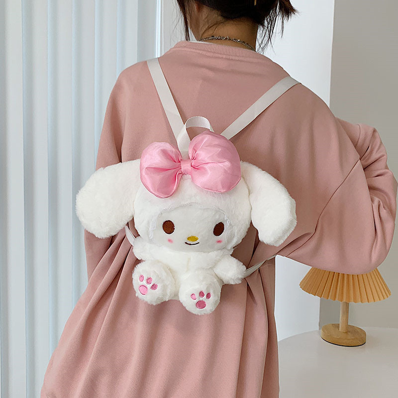 2023 neue Plüsch Rucksäcke Cartoon Sanli Ou Yugui Hund Spielzeug Tasche Lolita Schöne Kaninchen Cinnamoroll Messenger Kawaii Plüsch Tasche Nette Taschen für Mädchen