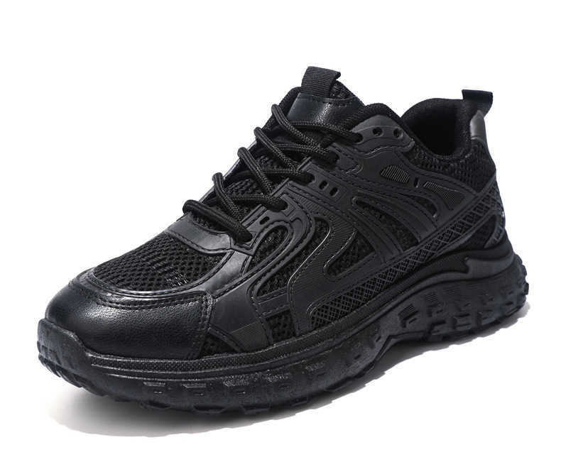 Scarpe goffe Scarpe da corsa casual traspiranti Nero Bianco Antiscivolo Comode scarpe da ginnastica sportive da uomo