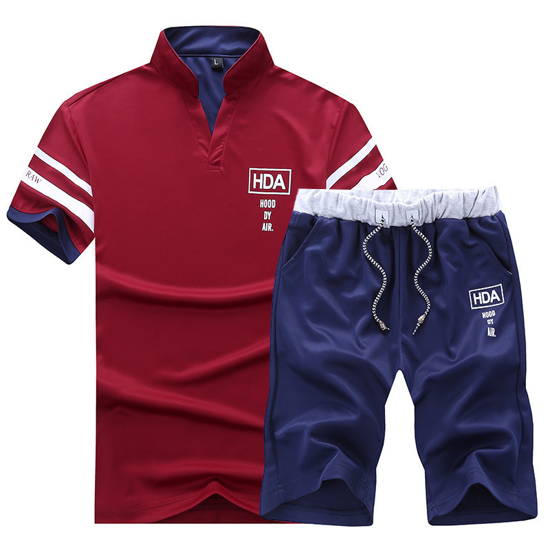 Agasalhos masculinos Conjuntos de shorts masculinos de verão Manga curta T-shirt Shorts estampados Conjunto de agasalho masculino Roupas de marca Conjuntos de 2 peças