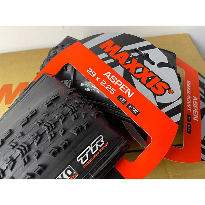 バイクタイヤ MAXXIS ASPEN MTB チューブレスタイヤ 29X2.25/2.1 120TPI 29/27.5 インチマウンテンバイククロスカントリー自転車折りたたみタイヤ HKD230712