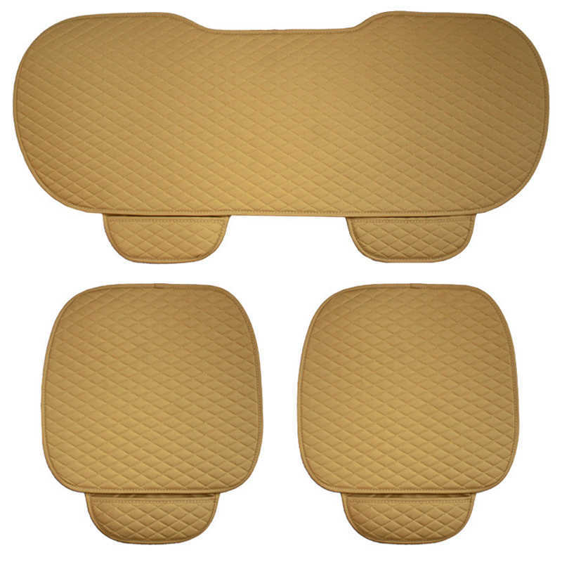 New Leather Car Seat Cover Pad Automobile Seat Cushion Front Rear Auto Waterproof Seat Protector Fit Most Cars Trucks SUV