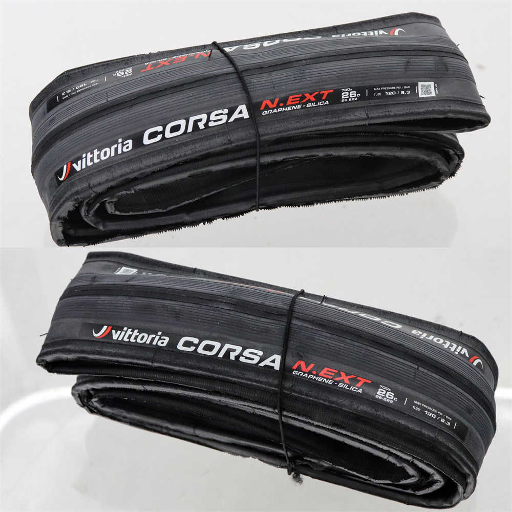 Велосипедные шины Vittoria corsa N.Ext Graphene 2.0 Складная шина 700x26/28C Black 320 TPI Road Cliccher Tire Corsa Next Hkd230712