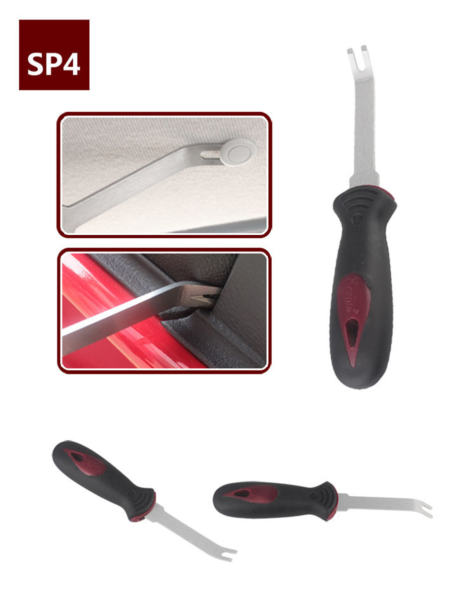 Professional Car Trim Tools Interior Door Panel Clip Removal Tool, Car Repair Interior Panel Fastener Remover HM-598s