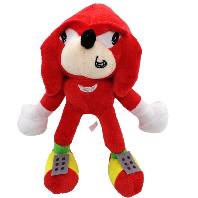 2023 28cm Ankomst Sonic toy the hedgehog Svansar Knogar Echidna Gosedjur Plyschleksaker present V11