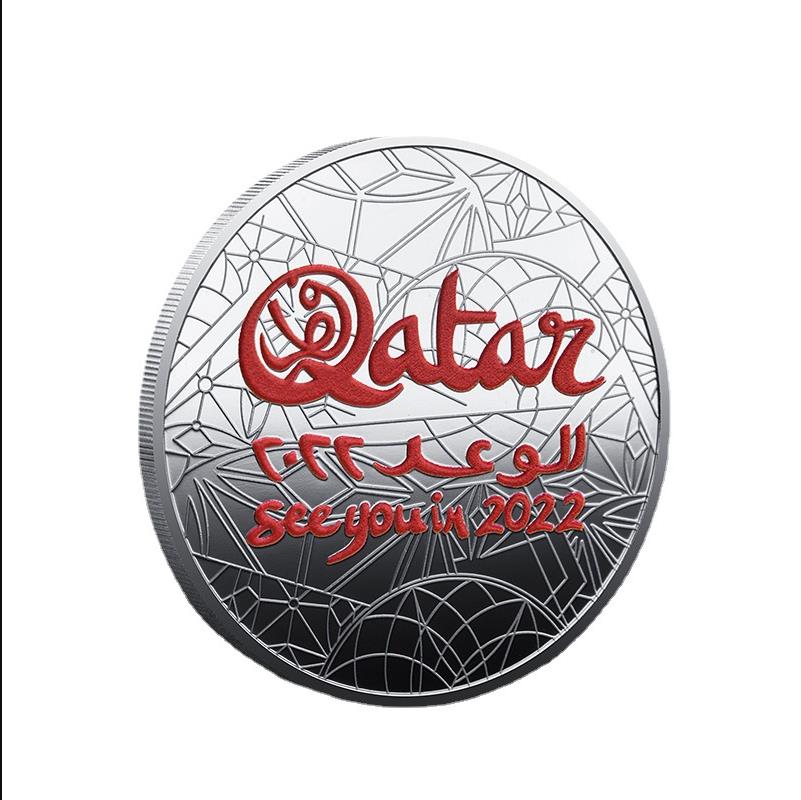 Arts and Crafts Metalowa moneta okolicznościowa z kolorowym nadrukiem