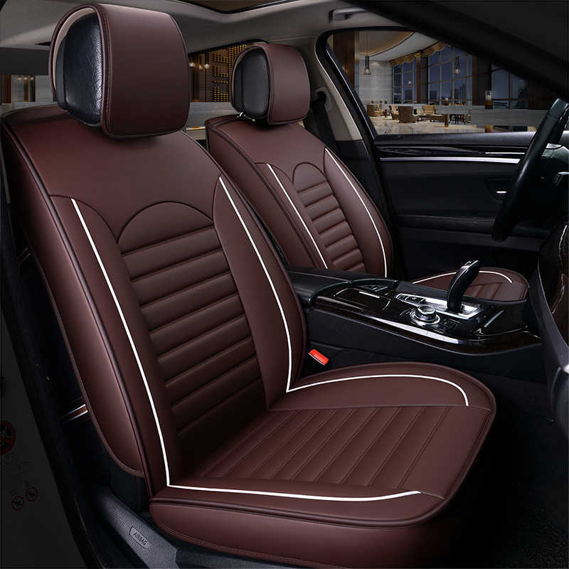 New Stereo Full Cover Tightly Surrounded Car Seat Cover Protector Mat Front With Backrest Auto Seat Cushion Pad Fit Cars Trucks SUV