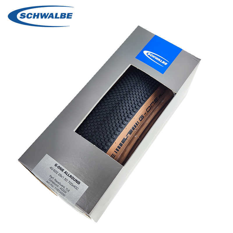 Bike Tires Schwalbe G-ONE ALLROUND 35-622 28x1.35 700x35C Bicycle Folding Tire 40-622 28x1.5 700x40C TLR Tubeless Ultralight Road Bike Tyre HKD230712