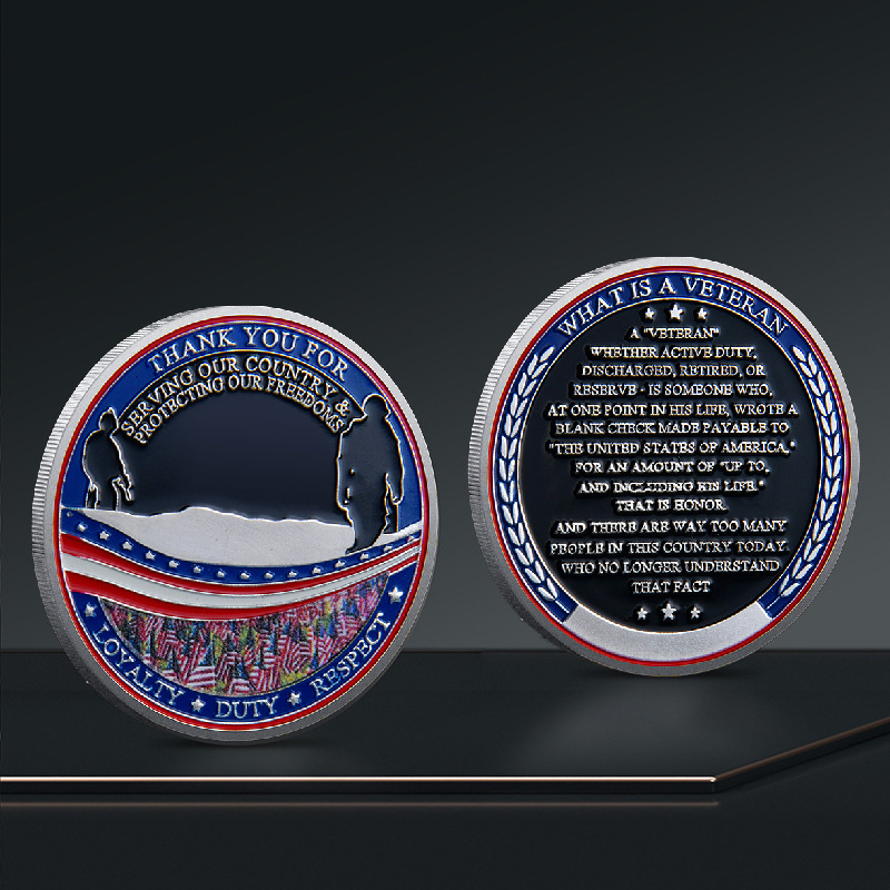 Arts and Crafts Military Coin Virtual Coin 3D Relief Commemorative Medal