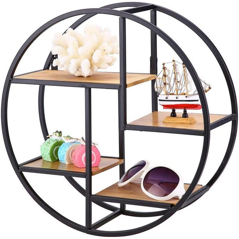 Customization of various circular shelves, metal iron craftsmanship display racks, storage racks - Laitu Customization