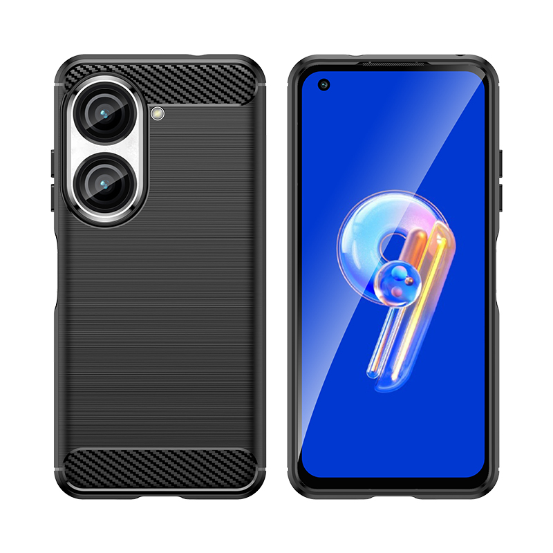 Kohlefaser-Design-Handyhüllen für Google Pixel 7A 7 Pro ASUS Zenfone 10 9 One Plus ACE 2V 11 CE3 10T Sony Xperia 1 10 V schlanke TPU-Rückseitenabdeckungen