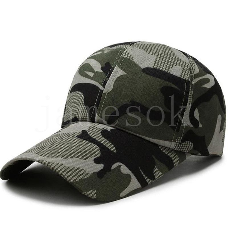 Men Outdoor Adjustable Jungle Cap Hiking Hunting Camping Sports Cap Military Army Camo Camouflage Baseball Caps de540