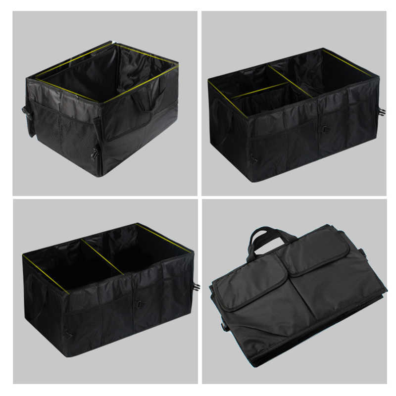 Upgrade Car Trunk Organizer Super Strong Durable Collapsible Cargo Storage Bag Waterproof Multi-Use Tools Box For Auto Trucks SUV