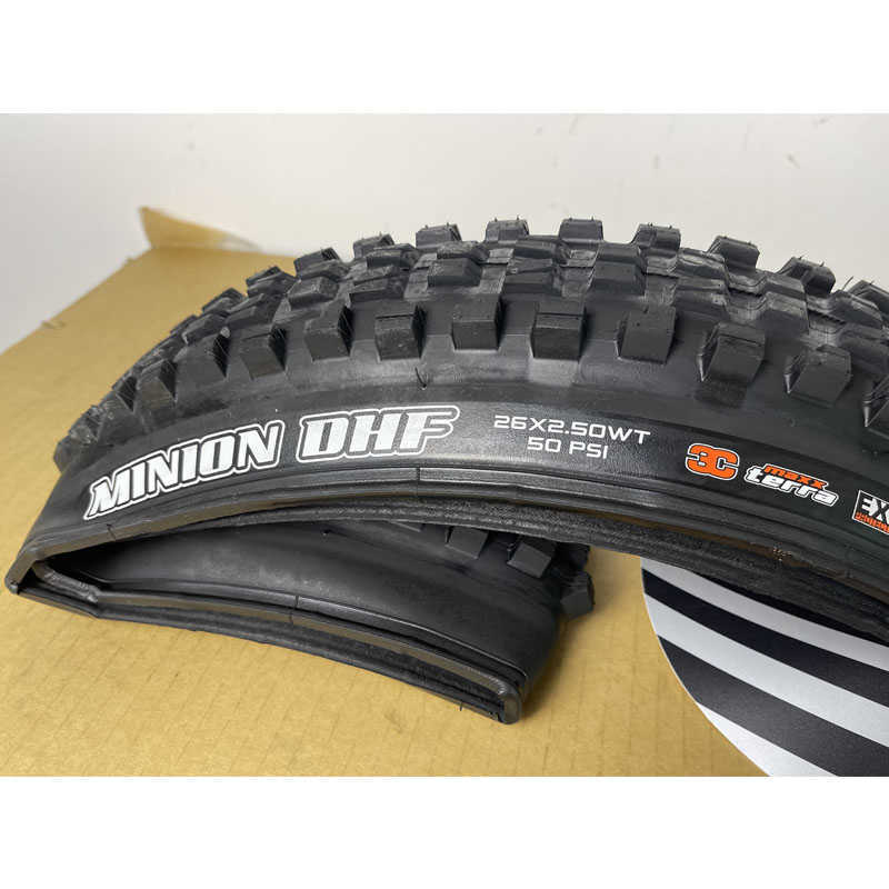 Pneus de bicicleta MAXXIS Minion DHF MTB Pneus sem câmara 26/27,5/29 polegadas Pneus de downhill dobráveis para montanha HKD230712