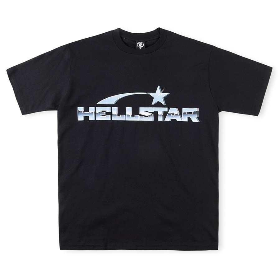 Hellstar Studios металлическая нержавеющая сталь мужчина футболка с коротки