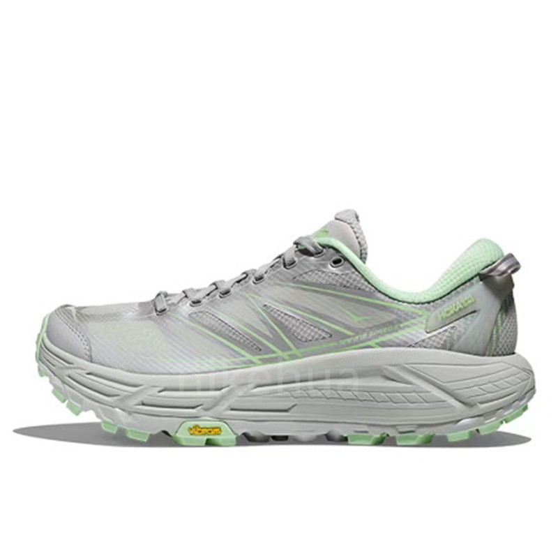 Hardloopschoenen Hoka One One Mafate Speed 2 Cyclamen All Aboard Flame Teunisbloem Platform Dames Veters Ronde Neus Rubberen zool Dames Heren Casual Wandelschoenen