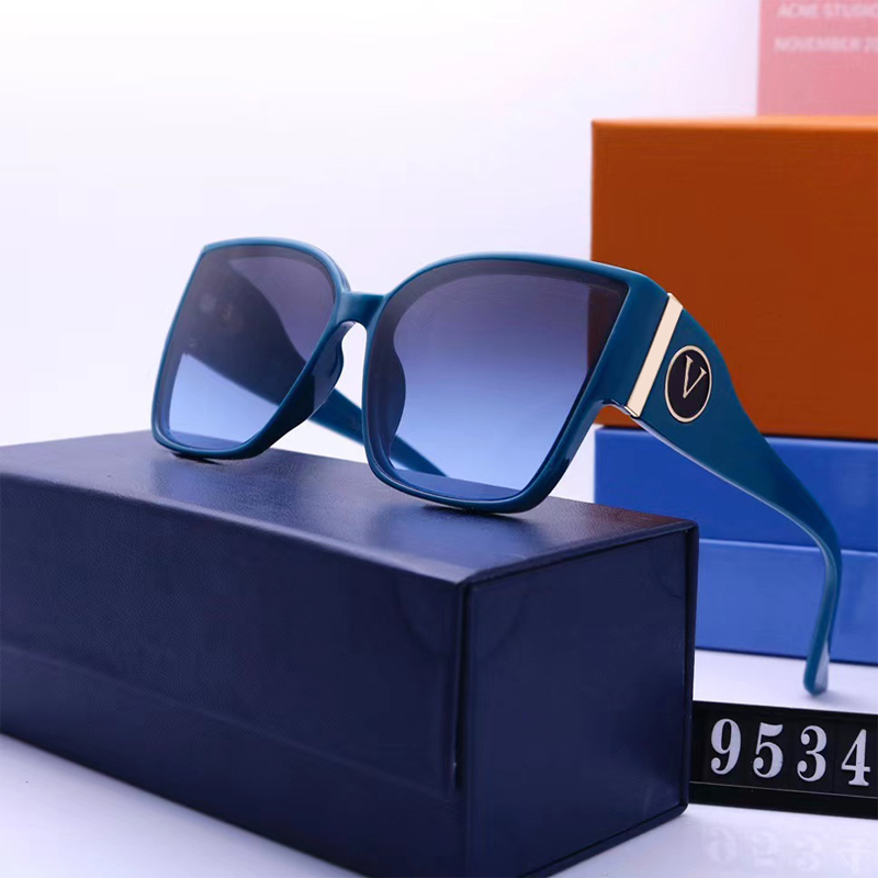 Heiße Luxus-Sonnenbrille Polaroid-Linse Designer-Brief Damen Herren Goggle Senior Mode Brillen für Frauen Brillengestell Vintage Shade Sonnenbrille mit Box